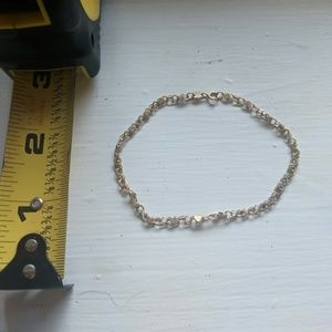 Delicate Heart 10K Gold Bracelet